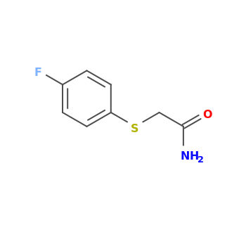 2-(4-fluorophenyl)sulfanylacetamide