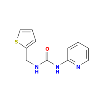 1-pyridin-2-yl-3-(thiophen-2-ylmethyl)urea