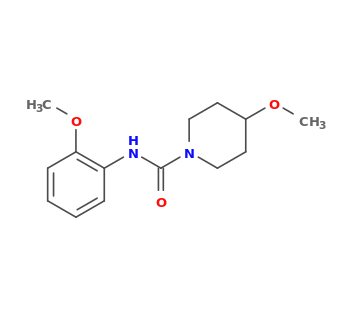 4-methoxy-N-(2-methoxyphenyl)piperidine-1-carboxamide