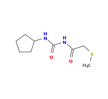 N-(cyclopentylcarbamoyl)-2-methylsulfanylacetamide