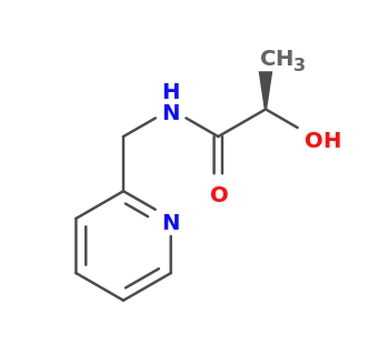 (2R)-2-hydroxy-N-(pyridin-2-ylmethyl)propanamide