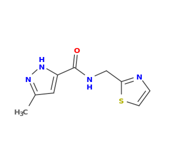 5-methyl-N-(1,3-thiazol-2-ylmethyl)-1H-pyrazole-3-carboxamide