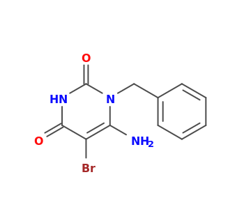 6-amino-1-benzyl-5-bromopyrimidine-2,4-dione