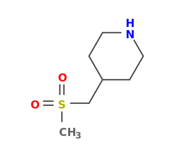 4-(methylsulfonylmethyl)piperidine