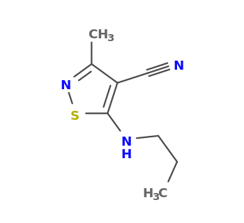 3-methyl-5-(propylamino)-1,2-thiazole-4-carbonitrile
