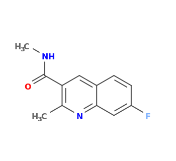 7-fluoro-N,2-dimethylquinoline-3-carboxamide
