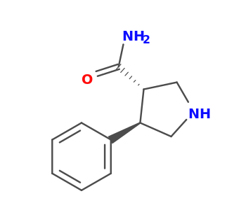 (3S,4R)-4-phenylpyrrolidine-3-carboxamide
