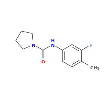 N-(3-fluoro-4-methylphenyl)pyrrolidine-1-carboxamide