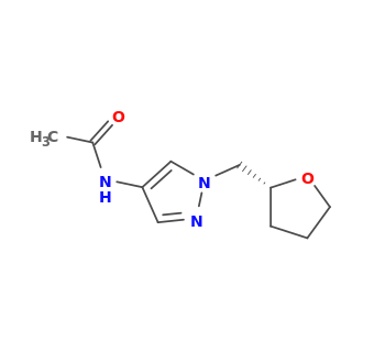 N-[1-[[(2R)-oxolan-2-yl]methyl]pyrazol-4-yl]acetamide