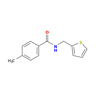 4-methyl-N-(thiophen-2-ylmethyl)benzamide