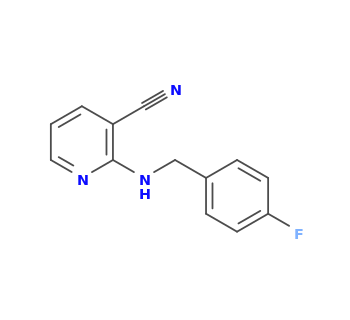 2-[(4-fluorophenyl)methylamino]pyridine-3-carbonitrile