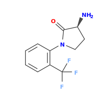 (3S)-3-amino-1-[2-(trifluoromethyl)phenyl]pyrrolidin-2-one