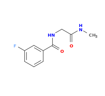 3-fluoro-N-[2-(methylamino)-2-oxoethyl]benzamide