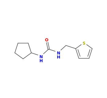 1-cyclopentyl-3-(thiophen-2-ylmethyl)urea