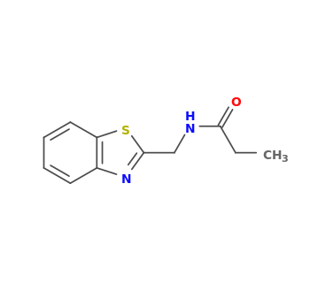 N-(1,3-benzothiazol-2-ylmethyl)propanamide