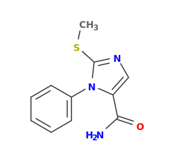 2-methylsulfanyl-3-phenylimidazole-4-carboxamide