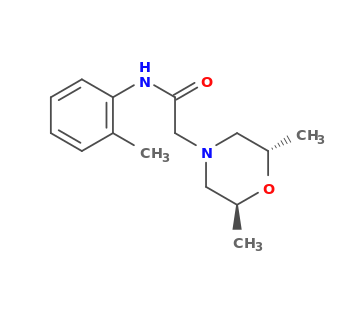 2-[(2S,6S)-2,6-dimethylmorpholin-4-yl]-N-(2-methylphenyl)acetamide
