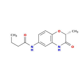 N-[(2R)-2-methyl-3-oxo-4H-1,4-benzoxazin-6-yl]butanamide