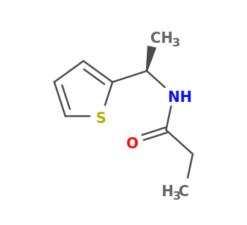 N-[(1R)-1-thiophen-2-ylethyl]propanamide