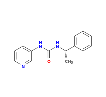 1-[(1S)-1-phenylethyl]-3-pyridin-3-ylurea