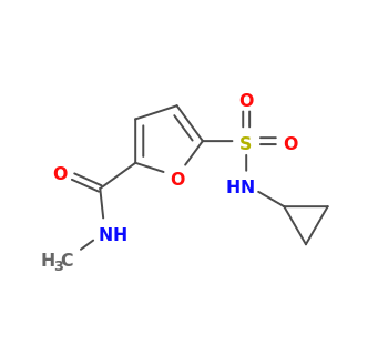 5-(cyclopropylsulfamoyl)-N-methylfuran-2-carboxamide