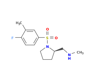 1-[(2R)-1-(4-fluoro-3-methylphenyl)sulfonylpyrrolidin-2-yl]-N-methylmethanamine