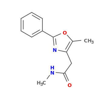 N-methyl-2-(5-methyl-2-phenyl-1,3-oxazol-4-yl)acetamide