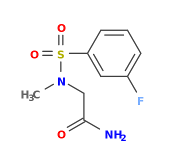 2-[(3-fluorophenyl)sulfonyl-methylamino]acetamide
