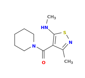 [3-methyl-5-(methylamino)-1,2-thiazol-4-yl]-piperidin-1-ylmethanone