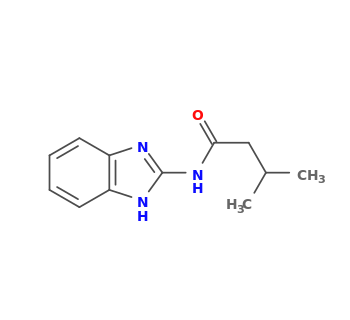 N-(1H-benzimidazol-2-yl)-3-methylbutanamide