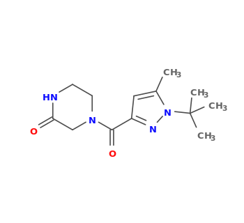 4-(1-tert-butyl-5-methylpyrazole-3-carbonyl)piperazin-2-one
