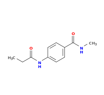 N-methyl-4-(propanoylamino)benzamide