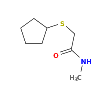 2-cyclopentylsulfanyl-N-methylacetamide