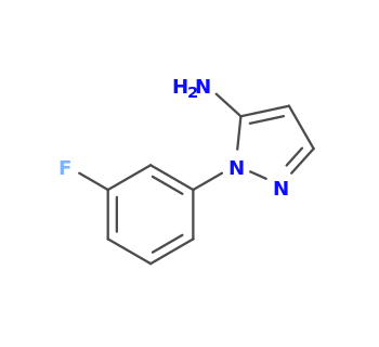 2-(3-fluorophenyl)pyrazol-3-amine