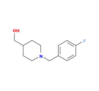[1-[(4-fluorophenyl)methyl]piperidin-4-yl]methanol